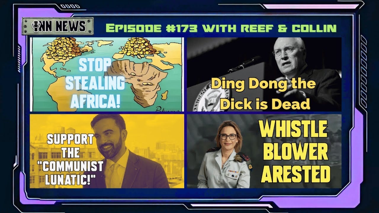INN News #173 | STOP STEALING AFRICA!, DICK IS DEAD, COMMUNIST LUNATIC, WHISTLEBLOWER ARRESTED episode artwork