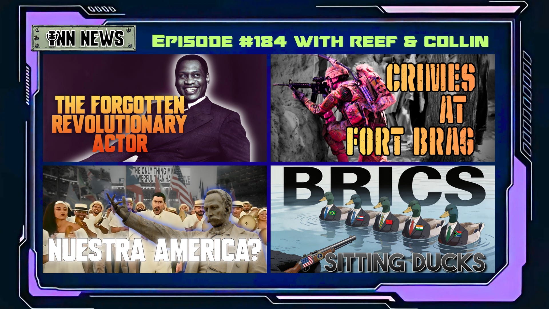 INN News #184 | FORGOTTEN BLACK ACTOR, FORT BRAGG CRIMES, NUESTRA AMERICA, SITTING DUCKS episode artwork