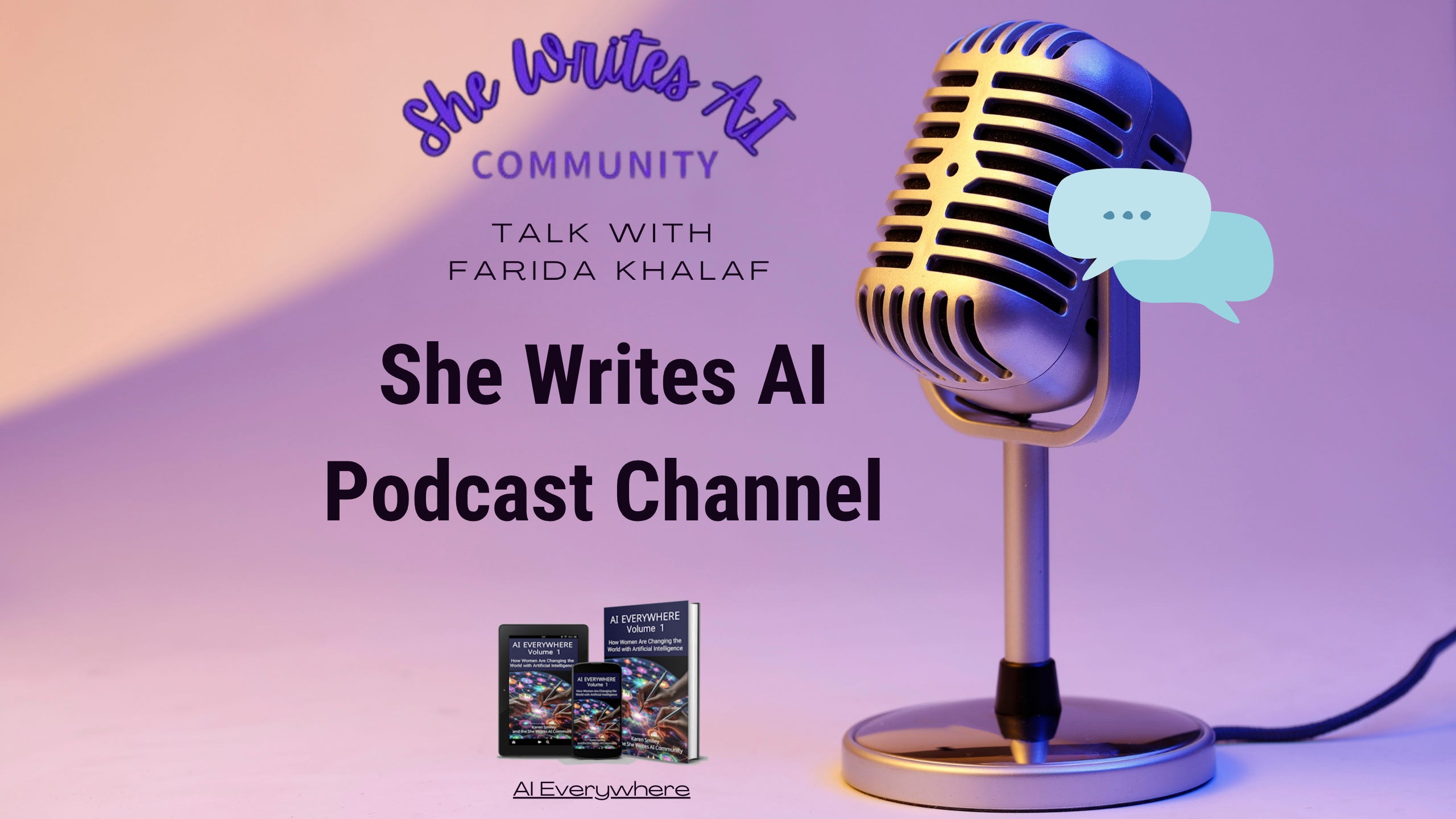 Hollie White & Farida Khalaf: Author Interview #34, AI Everywhere, book2 episode artwork