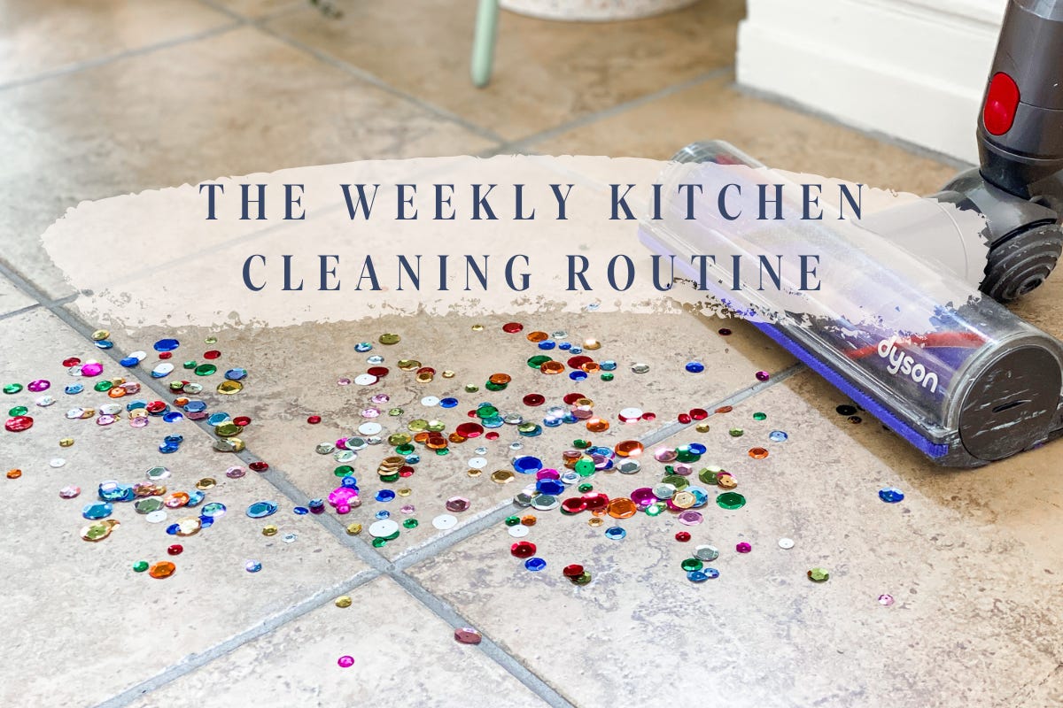 The Weekly Kitchen Cleaning Routine -  Introduction ✨