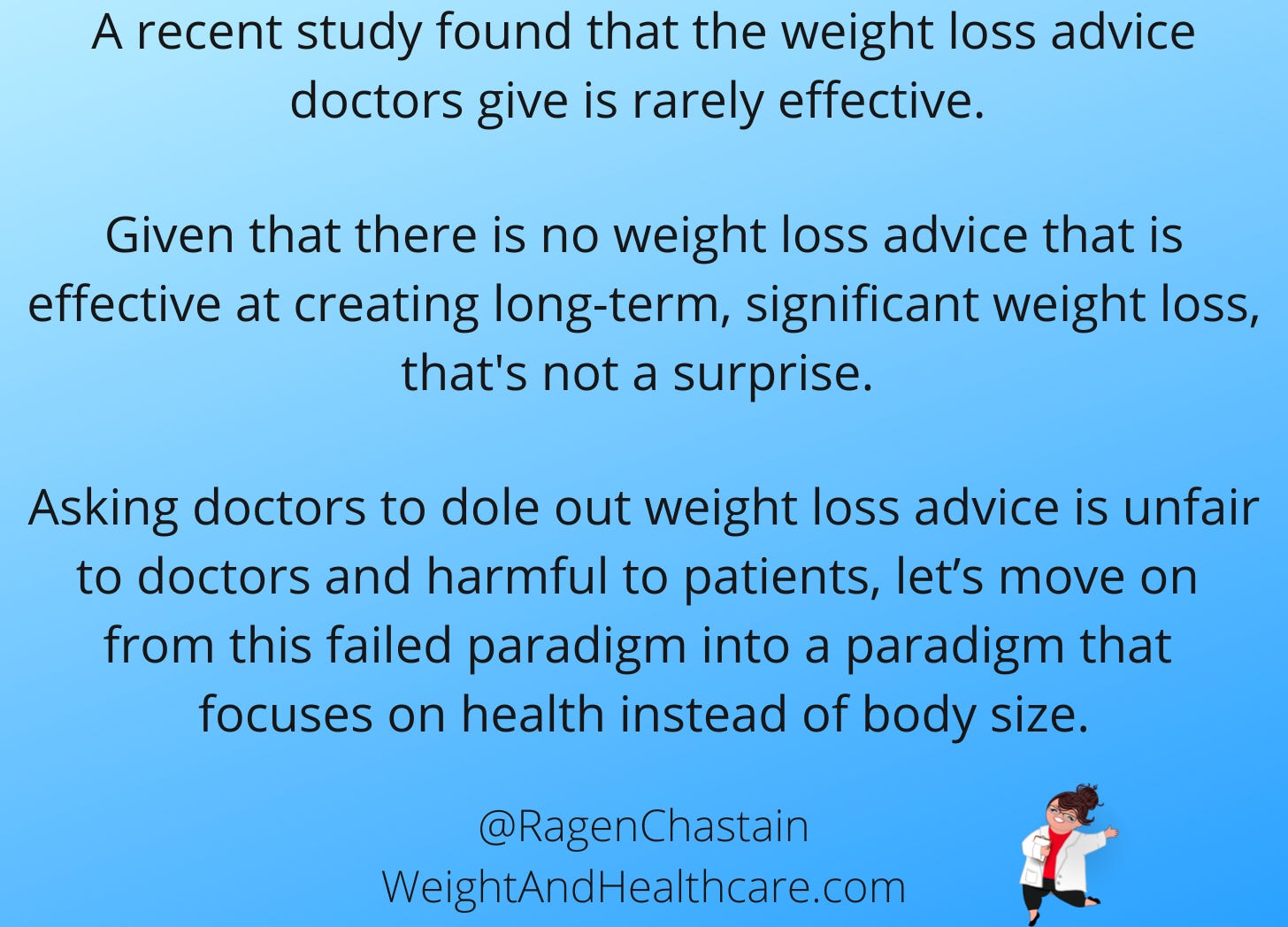 Study Finds Doctors’ Weight Loss Advice Is Rarely Effective