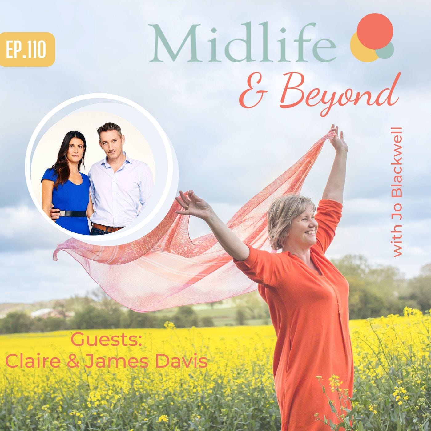 Relationships, Andropause, Menopause and Stress with Claire and James Davis episode artwork