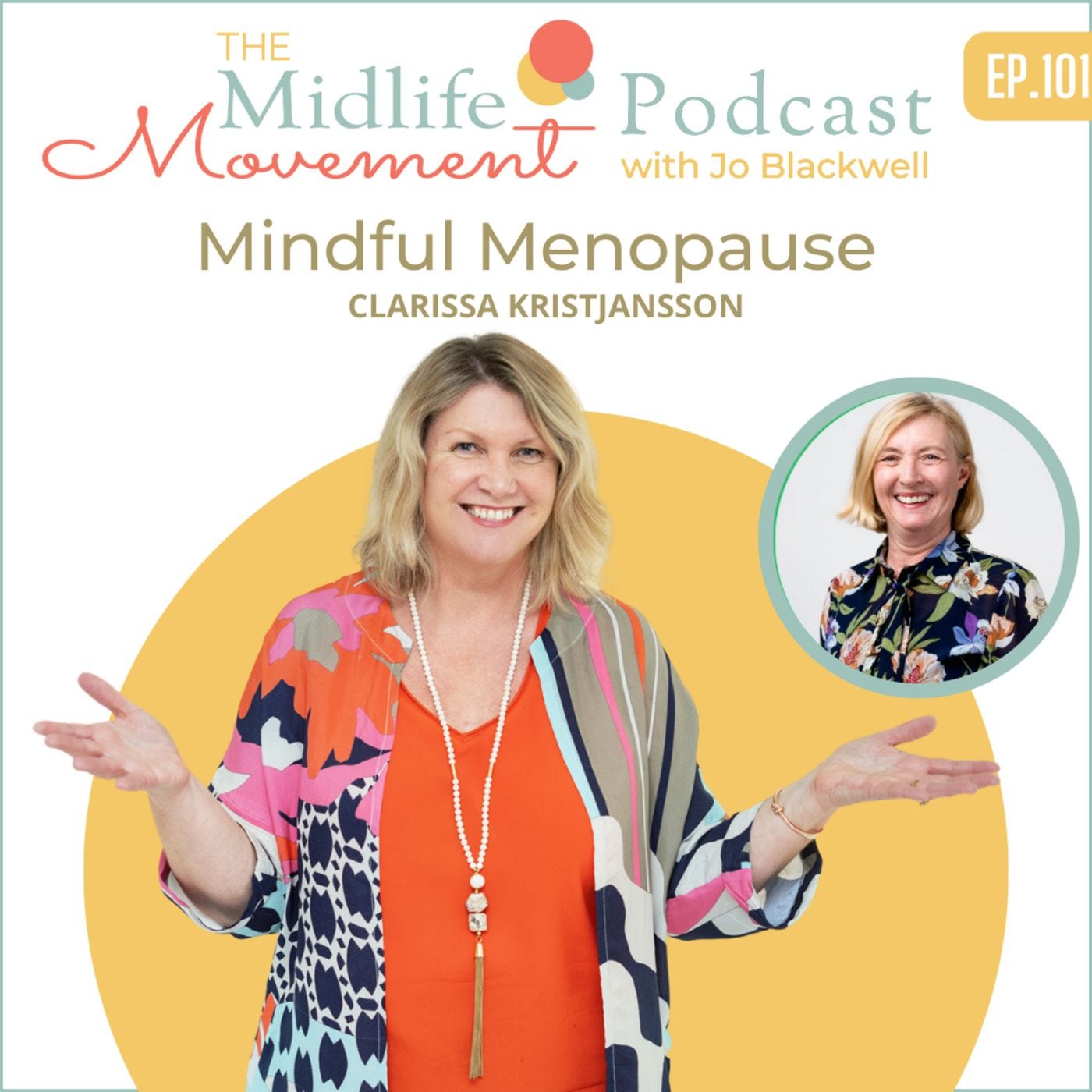 Mindful Menopause with Clarissa Kristiansson episode artwork