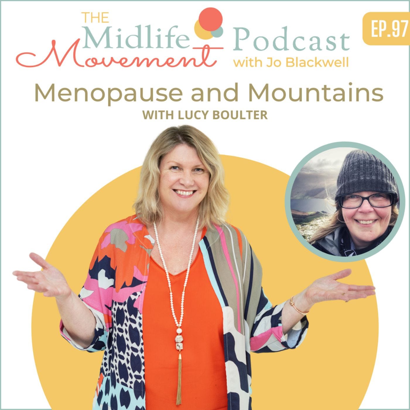 Menopause and Mountains with Lucy Boulter episode artwork