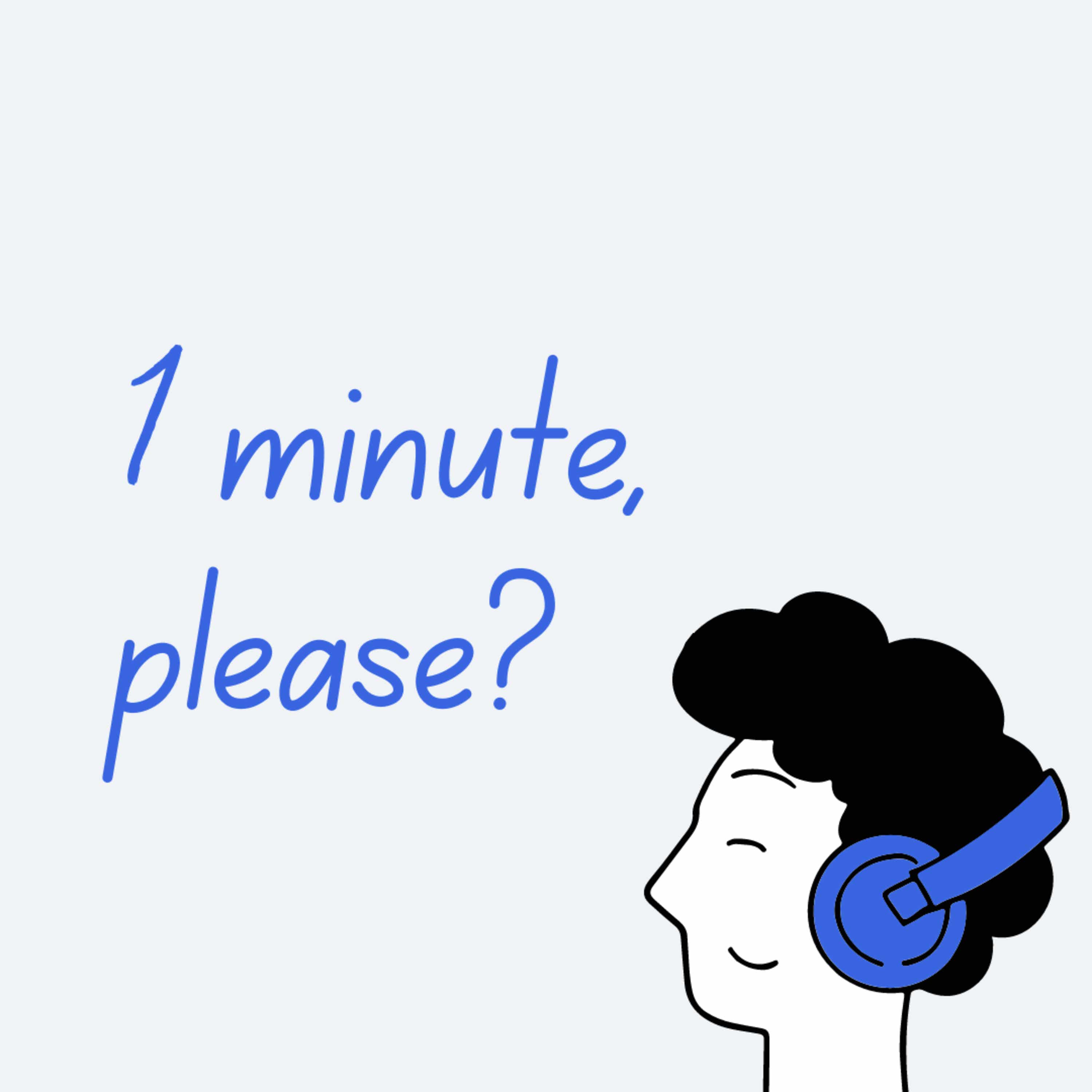 1 Minute, Please? 封面