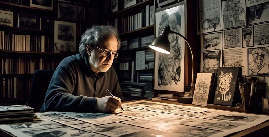 The Studio and Art Spiegelman--Disaster is My Muse episode artwork