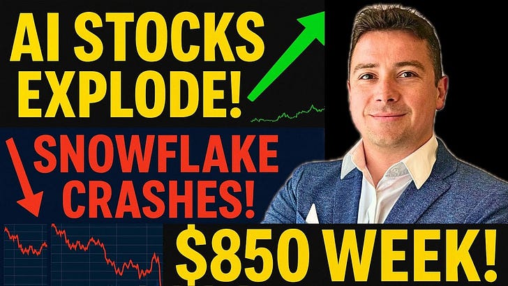 AI Stocks Diverge, Software Weakens, Silver Explodes & My $850 Options Week — WealthTown Weekly Recap