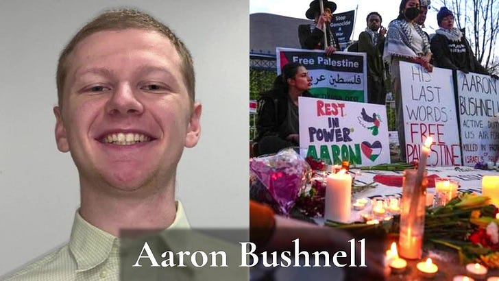Examining Aaron Bushnell's Sacrifice  episode artwork