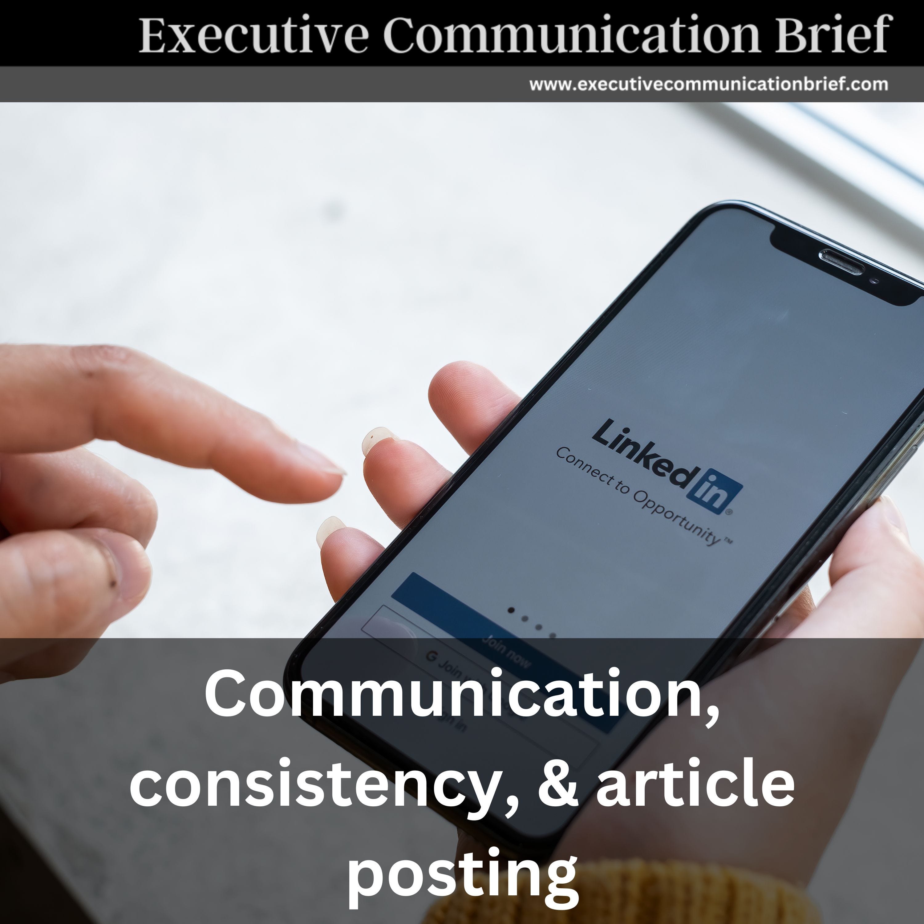 Communication, consistency, & article posting episode artwork