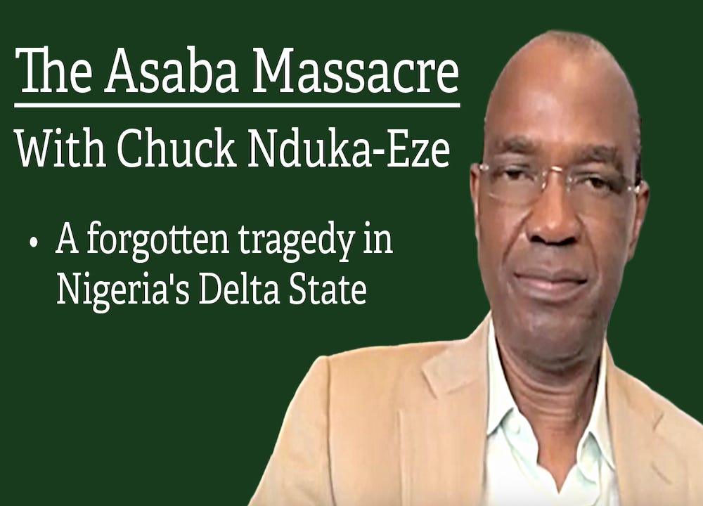 Episode 66: The Asaba Massacre: Nigeria’s Silenced Tragedy with Chuck Nduka-Eze Episode 66: The Asaba Massacre: Nigeria’s Silenced Tragedy with Chuck Nduka-Eze