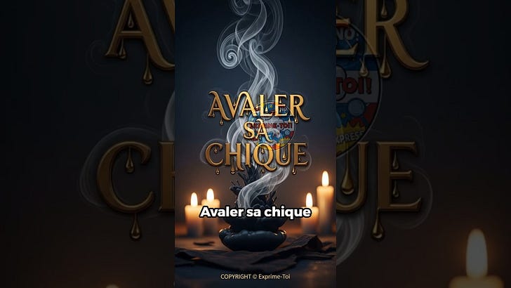 Avaler sa chique – Une expression imagée pour dire mourir ou se taire episode artwork