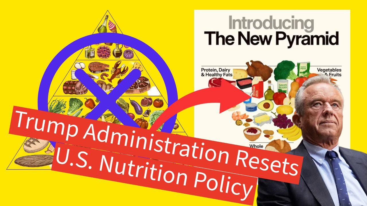 Does flipping the Food Pyramid and promoting REAL FOOD give us MAHA at last?