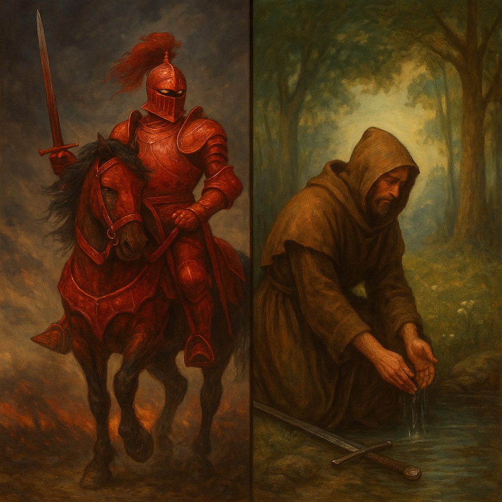 The Red Knight and the Warrior Monk episode artwork
