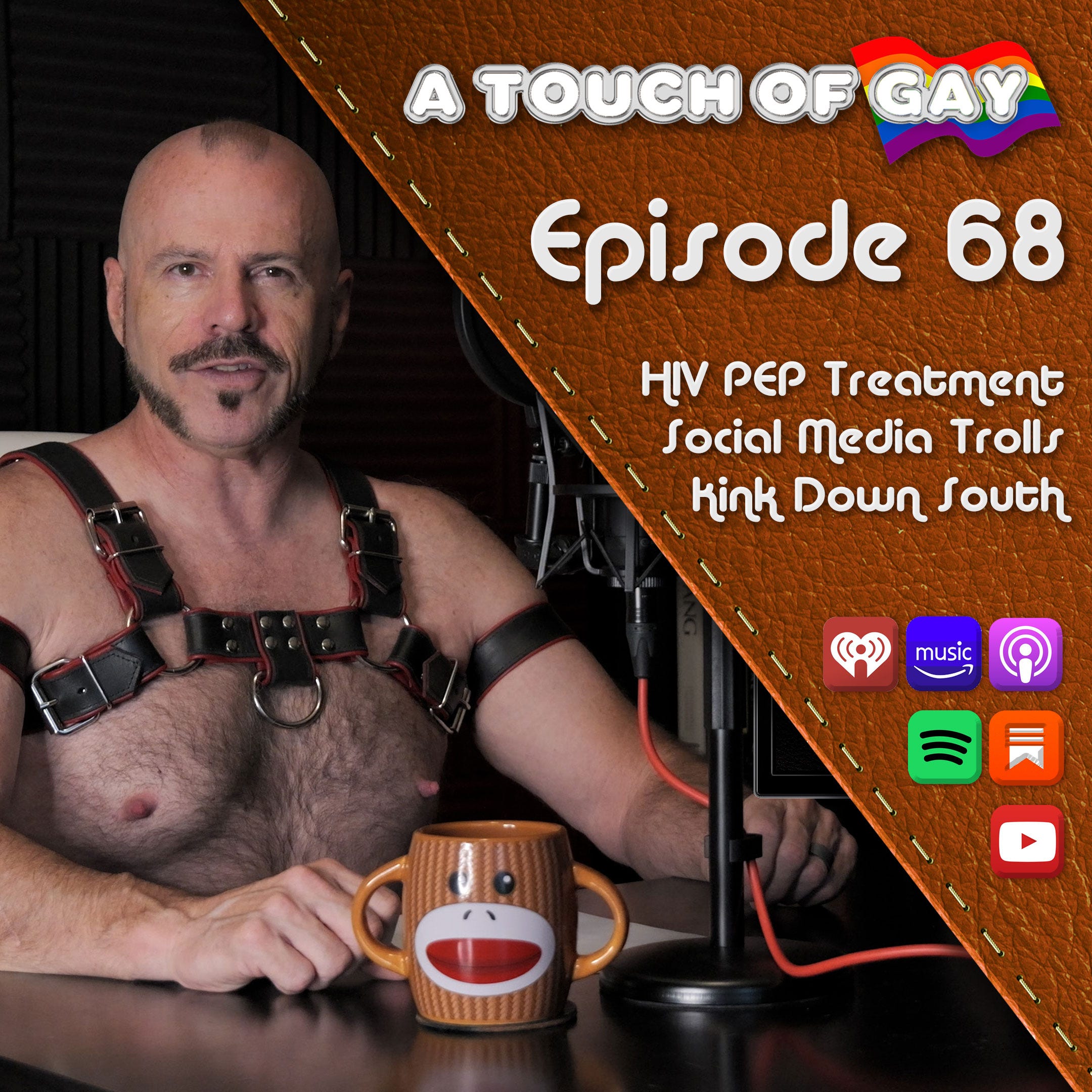 A Touch Of Gay #68: HIV PEP, Kink Down South, Social Media Trolls episode artwork