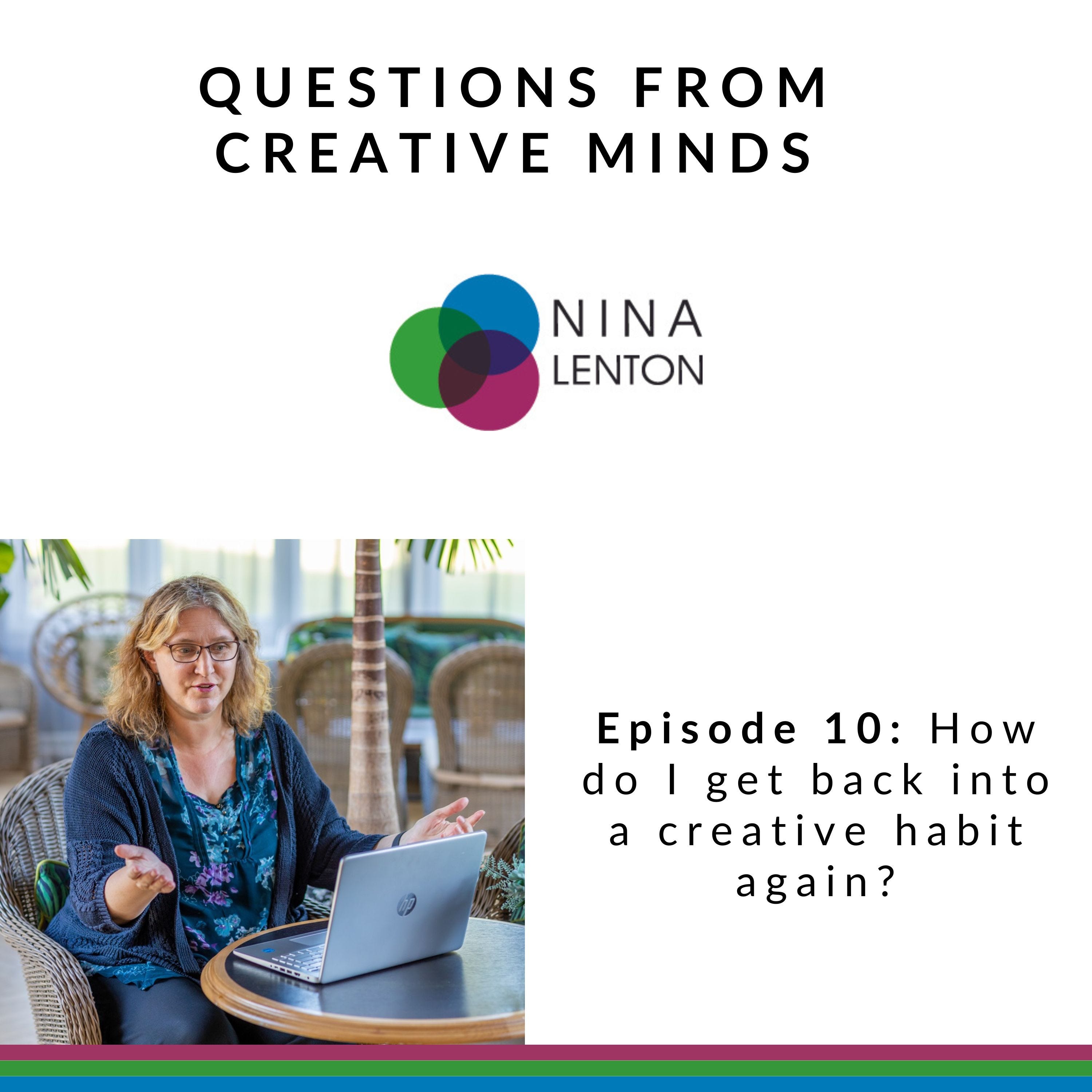 How do I get back into a creative habit again? episode artwork
