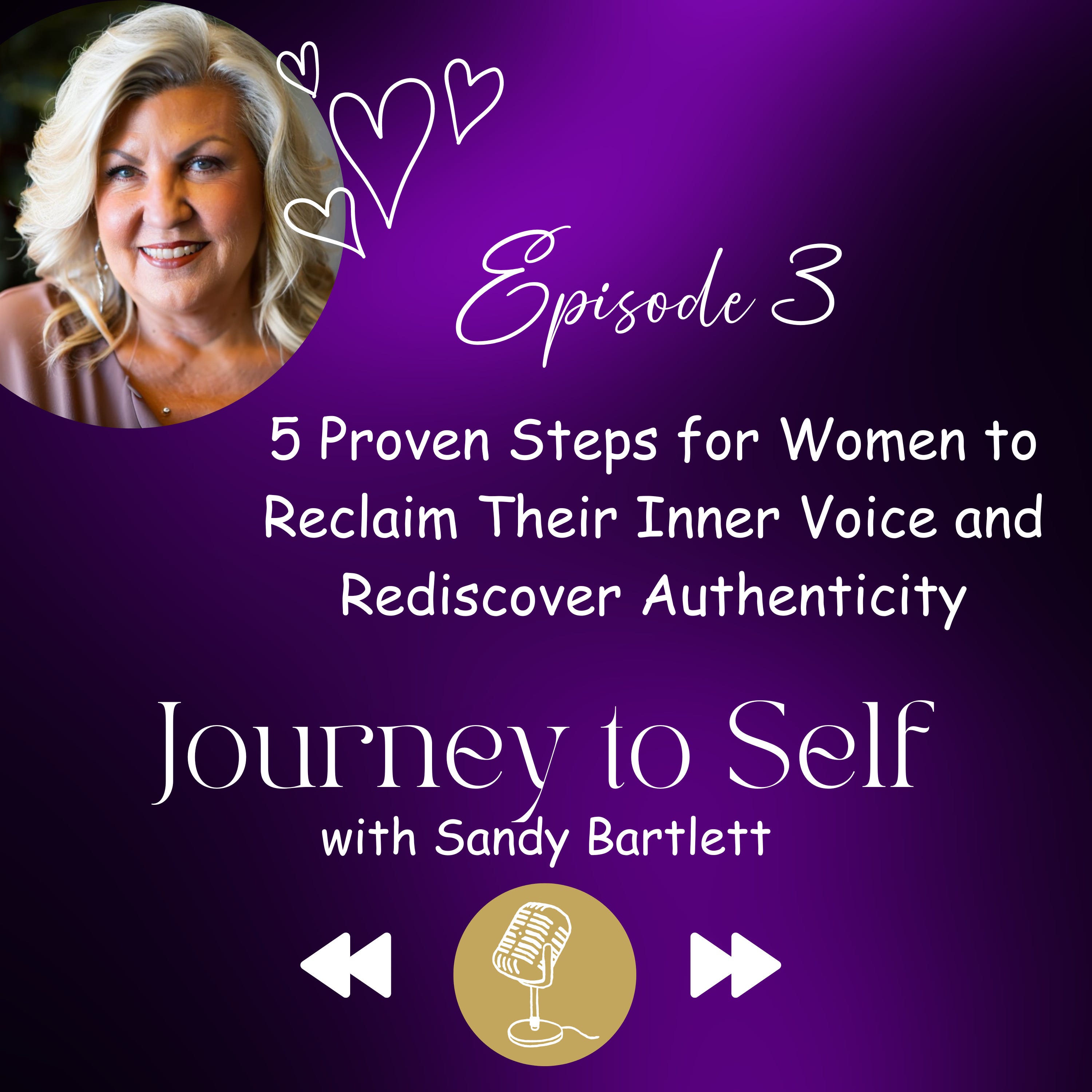 Episode 3: 5 Proven Steps for Women to Reclaim Their Inner Voice and Rediscover Authenticity episode artwork