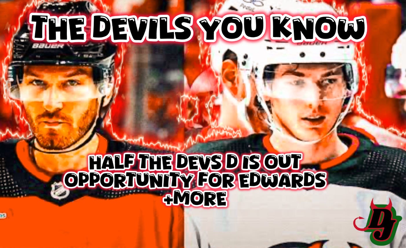 THE DEVILS YOU KNOW EP. 6 SZN 2. - PRESEASON ENDS, DEVILS DEFENSE INJURED, ETHAN EDWARDS GETS HIS SHOT? episode artwork