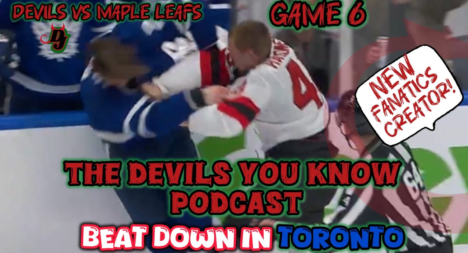 THE DEVILS YOU KNOW - GAME 6 - BEATDOWN IN TORONTO episode artwork