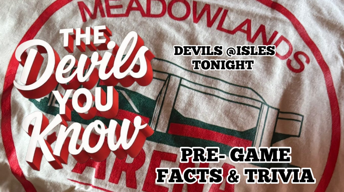 TDYK- PRE-GAME DEVILS TRIVIA AND FACTS! episode artwork