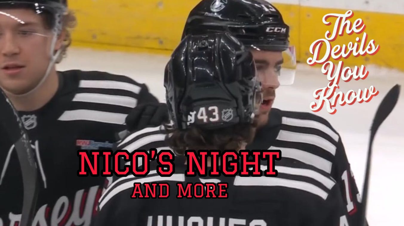 THE DEVILS YOU KNOW - NICOS NIGHT + MORE episode artwork