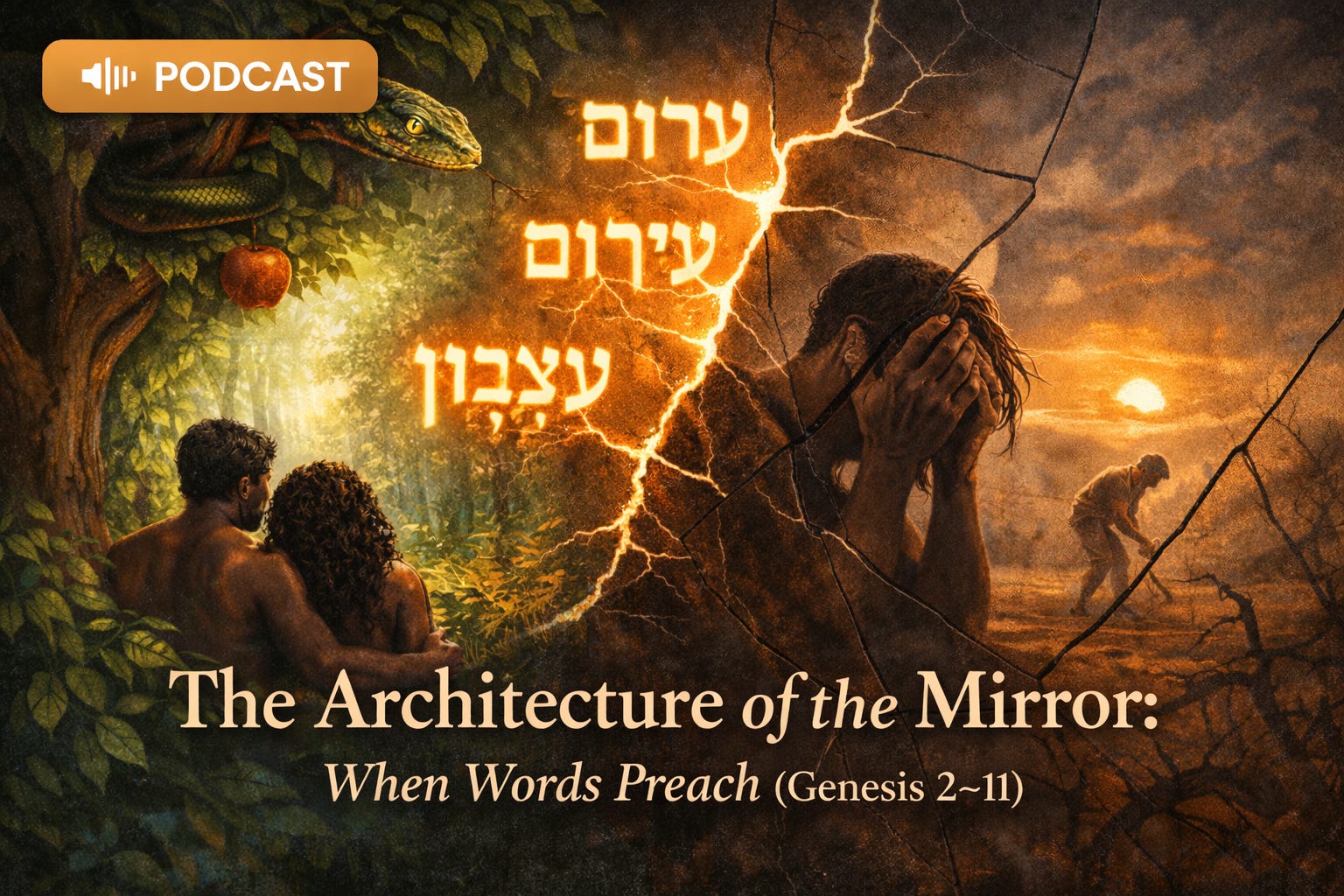 The Architecture of the Mirror: When Words Preach (Genesis 2–11) episode artwork