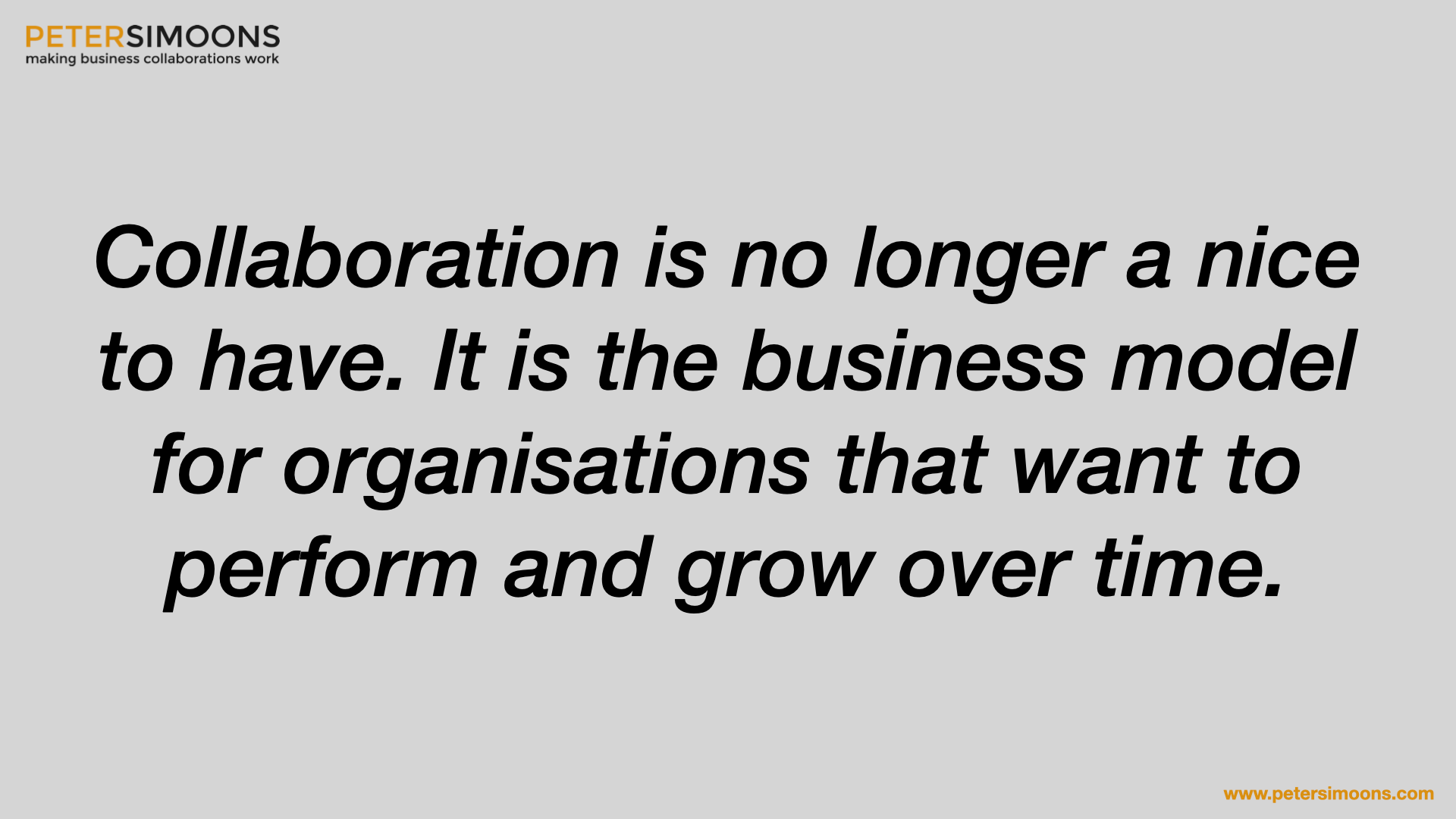 Collaboration as a Business Model: Six Factors That Make Partnerships Work