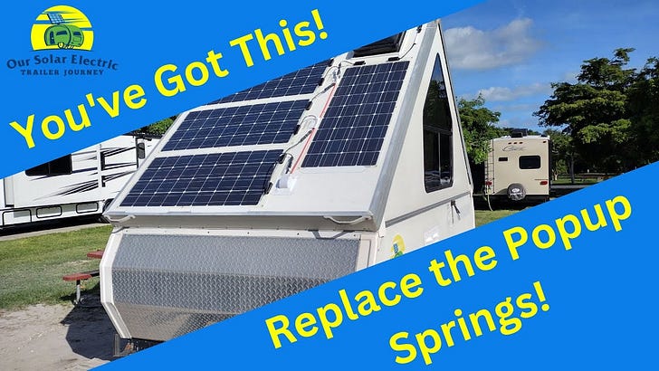 How to Replace the Roof Springs in an Aliner Scout A-Frame Popup Camper How to Replace the Roof Springs in an Aliner Scout A-Frame Popup Camper