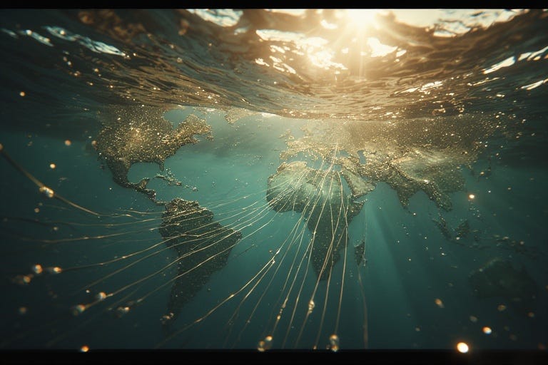 🌊 The Hidden Internet Beneath the Ocean — More than 99% of global data moves through undersea cables and they’re more vulnerable than anyone admits episode artwork