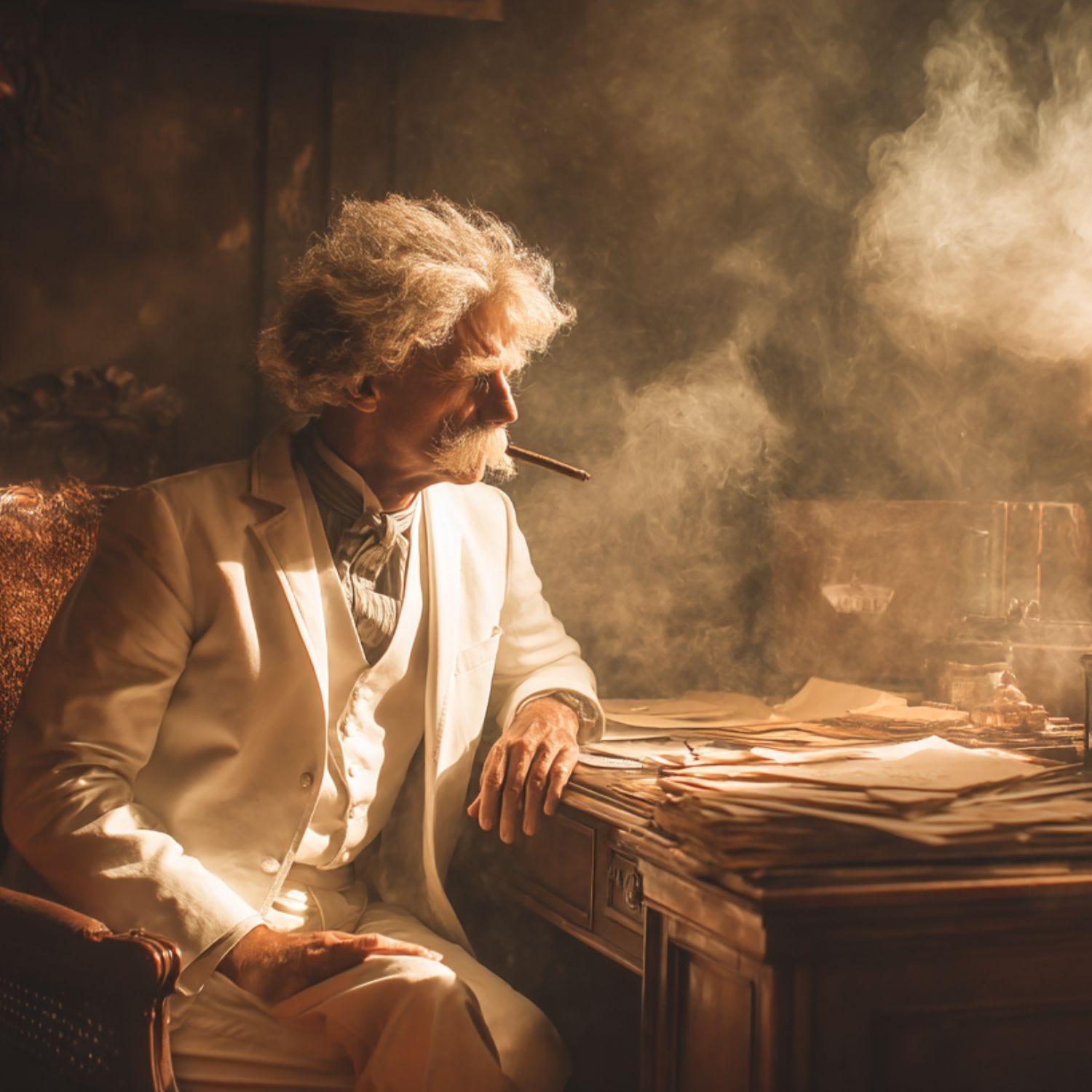 Mark Twain’s 300-Cigar Habit: Smoke and Storytelling Mark Twain’s 300-Cigar Habit: Smoke and Storytelling