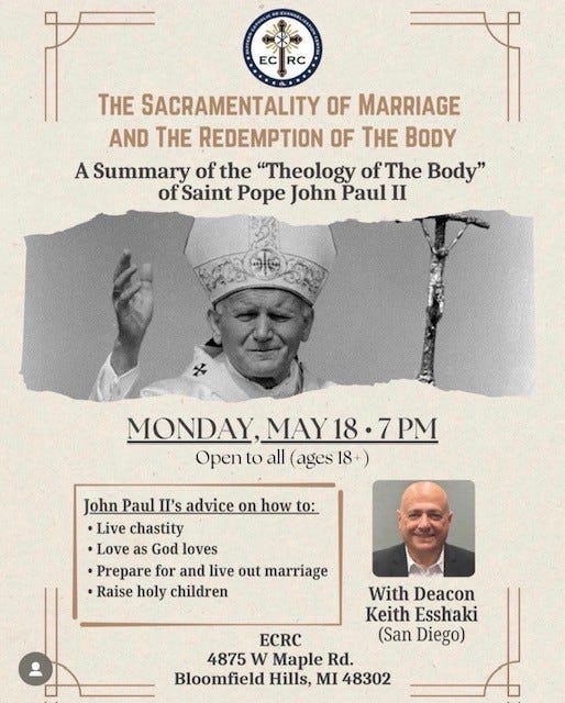 Sacramentality of Marriage & Redemption of the Body episode artwork