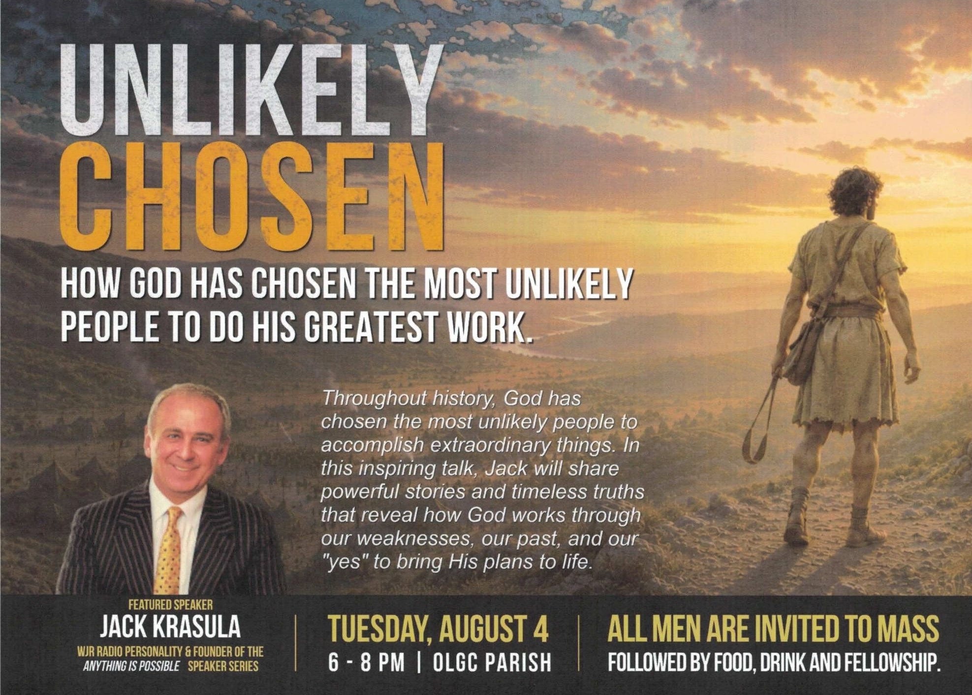Unlikely Chosen - Jack Krasula speaking Tuesday Night! episode artwork