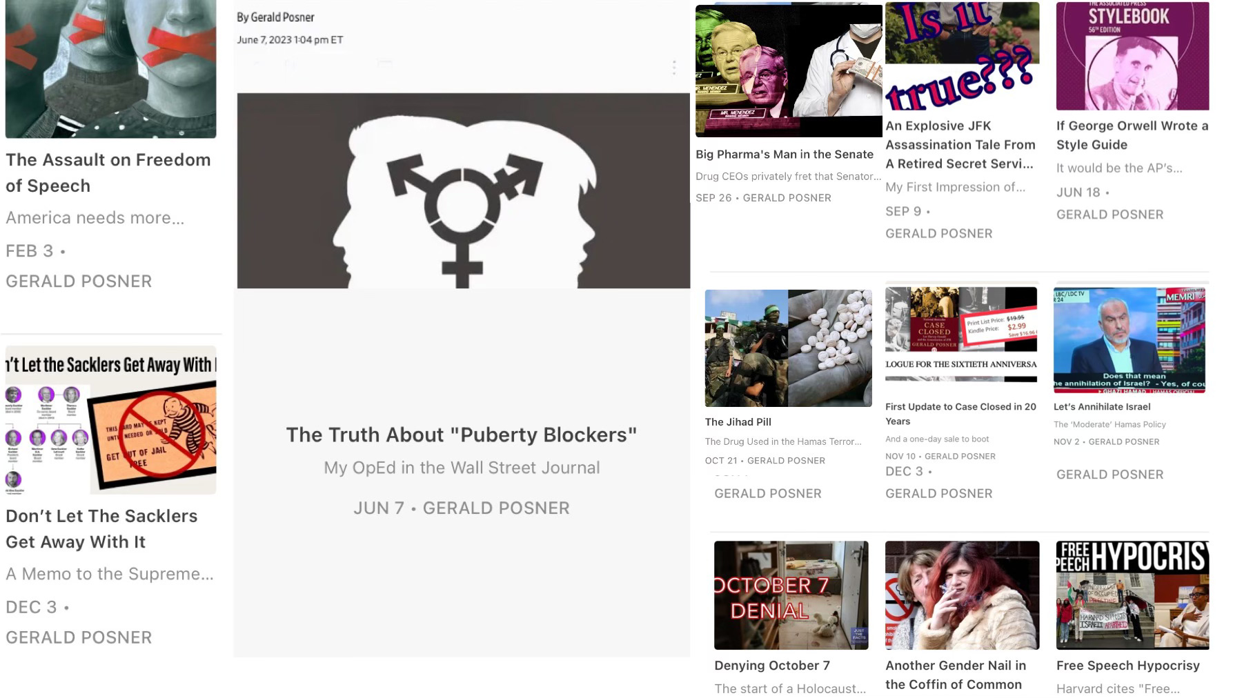 Just the Facts with Gerald Posner