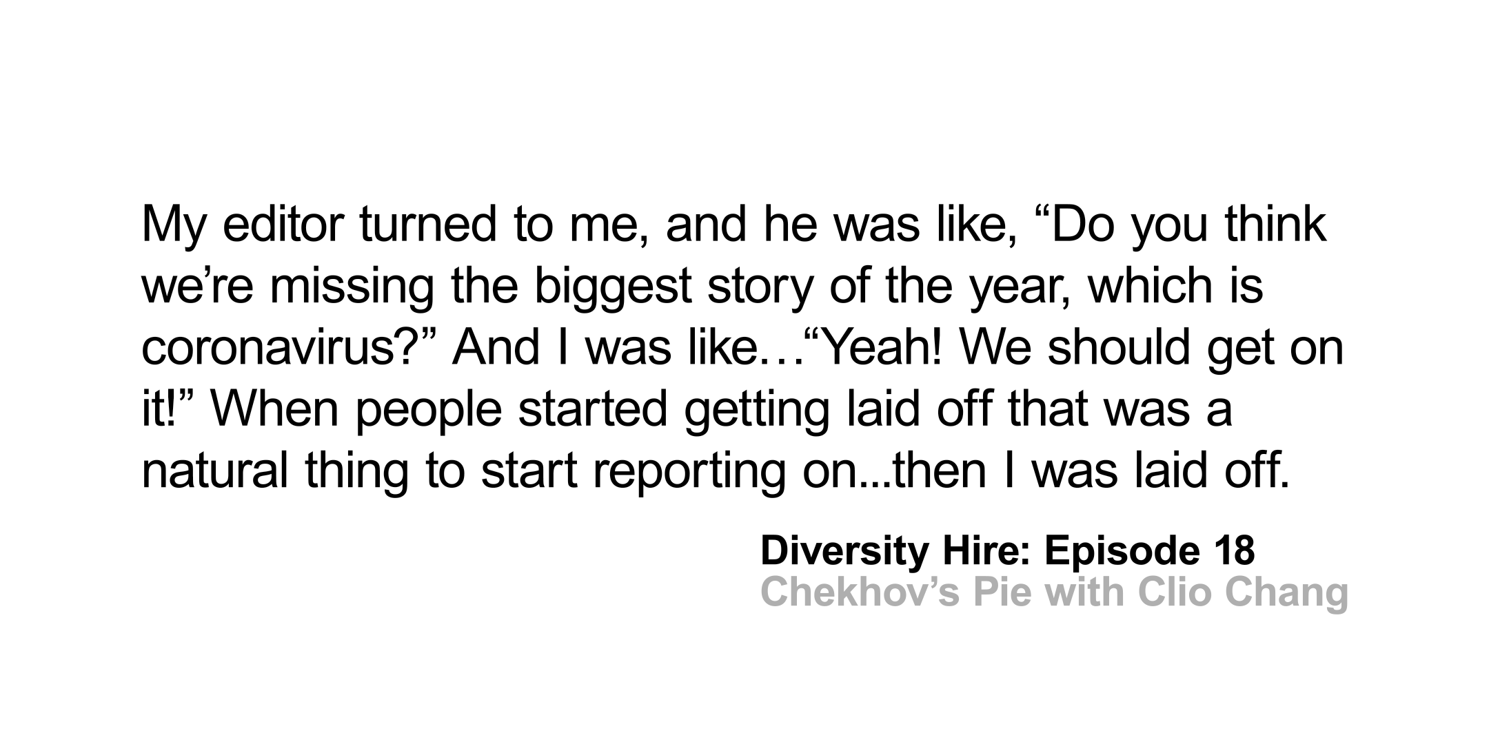 Diversity Hire