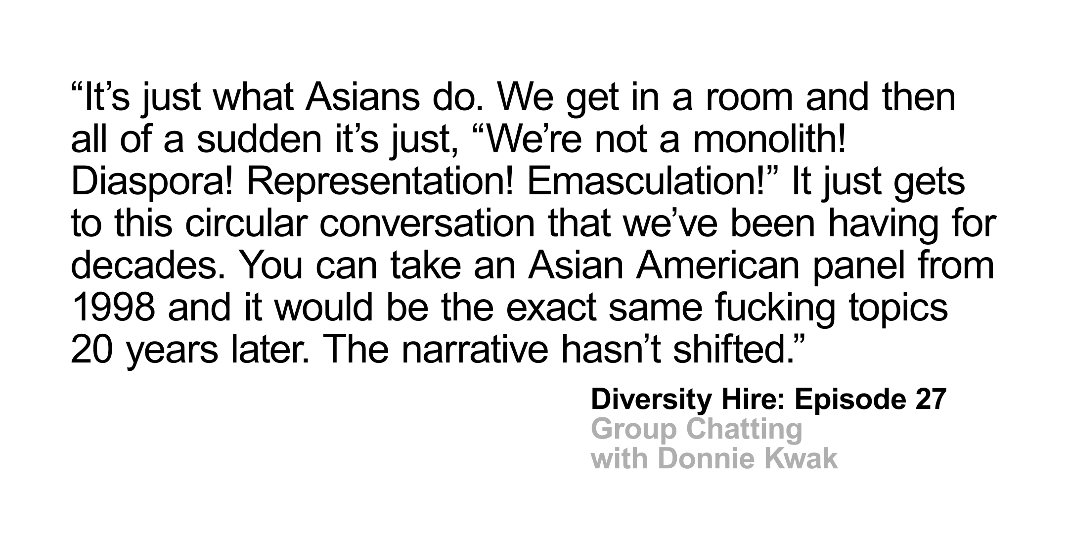 Episode 27 - Group Chatting with Donnie Kwak