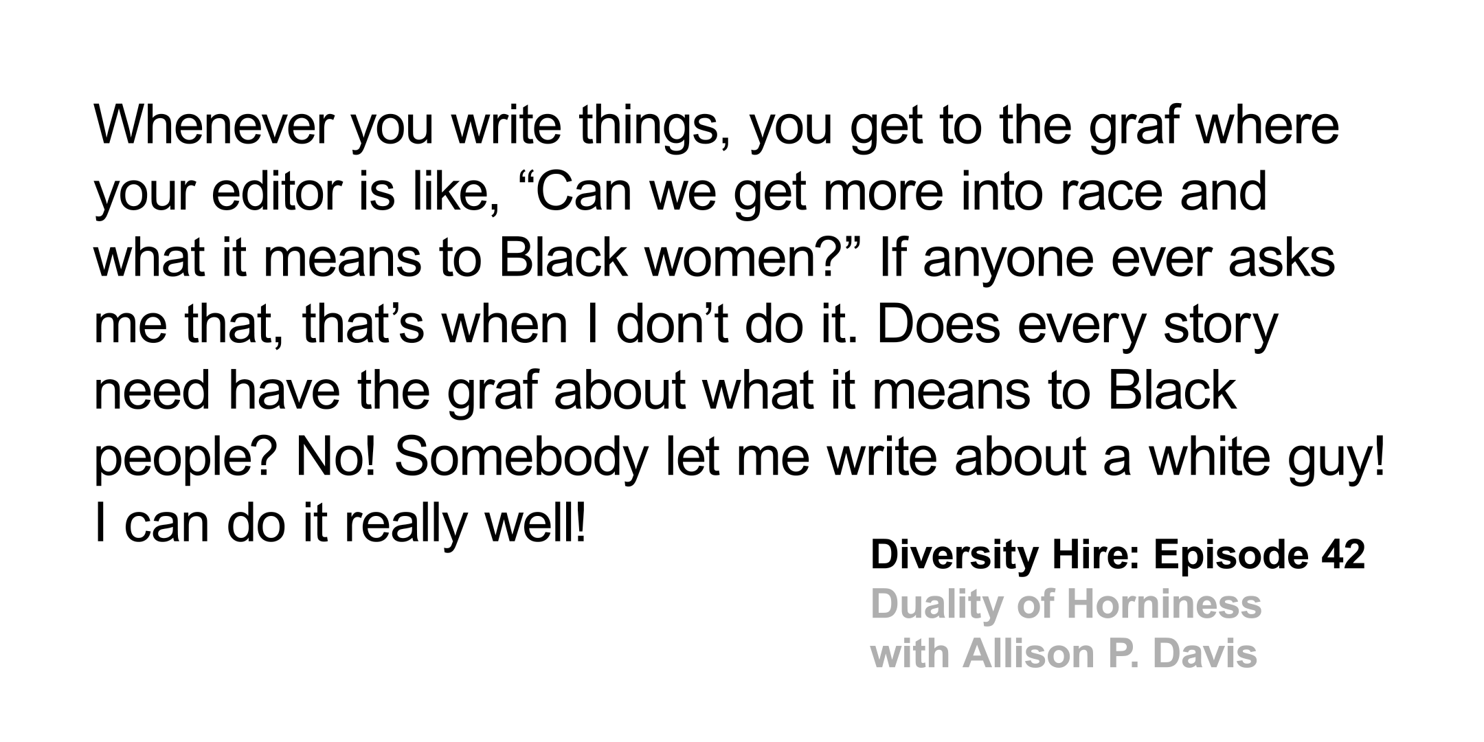 Episode 42 - Duality of Horniness with Allison P. Davis