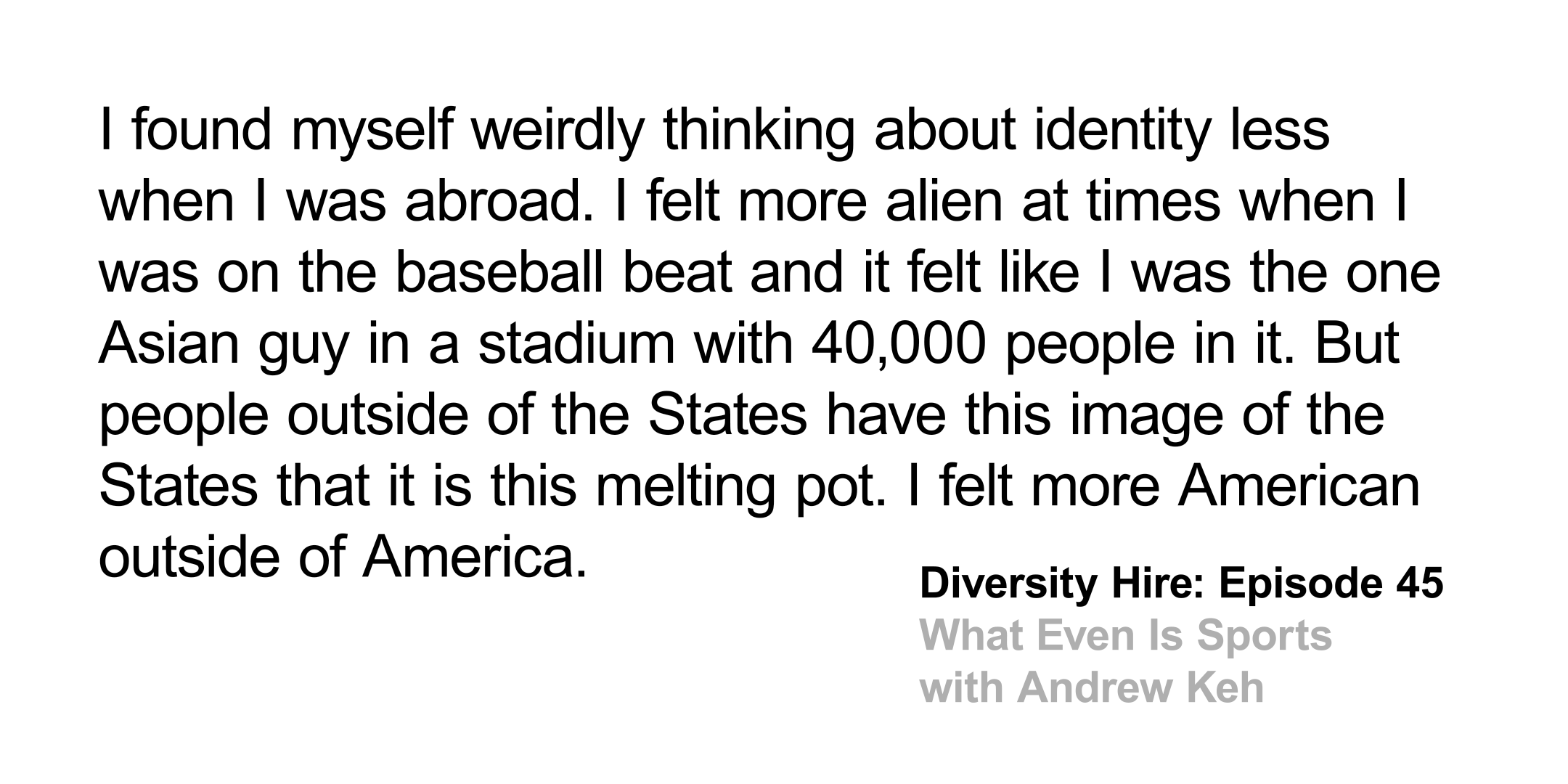 Episode 45 - What Even Is Sports with Andrew Keh