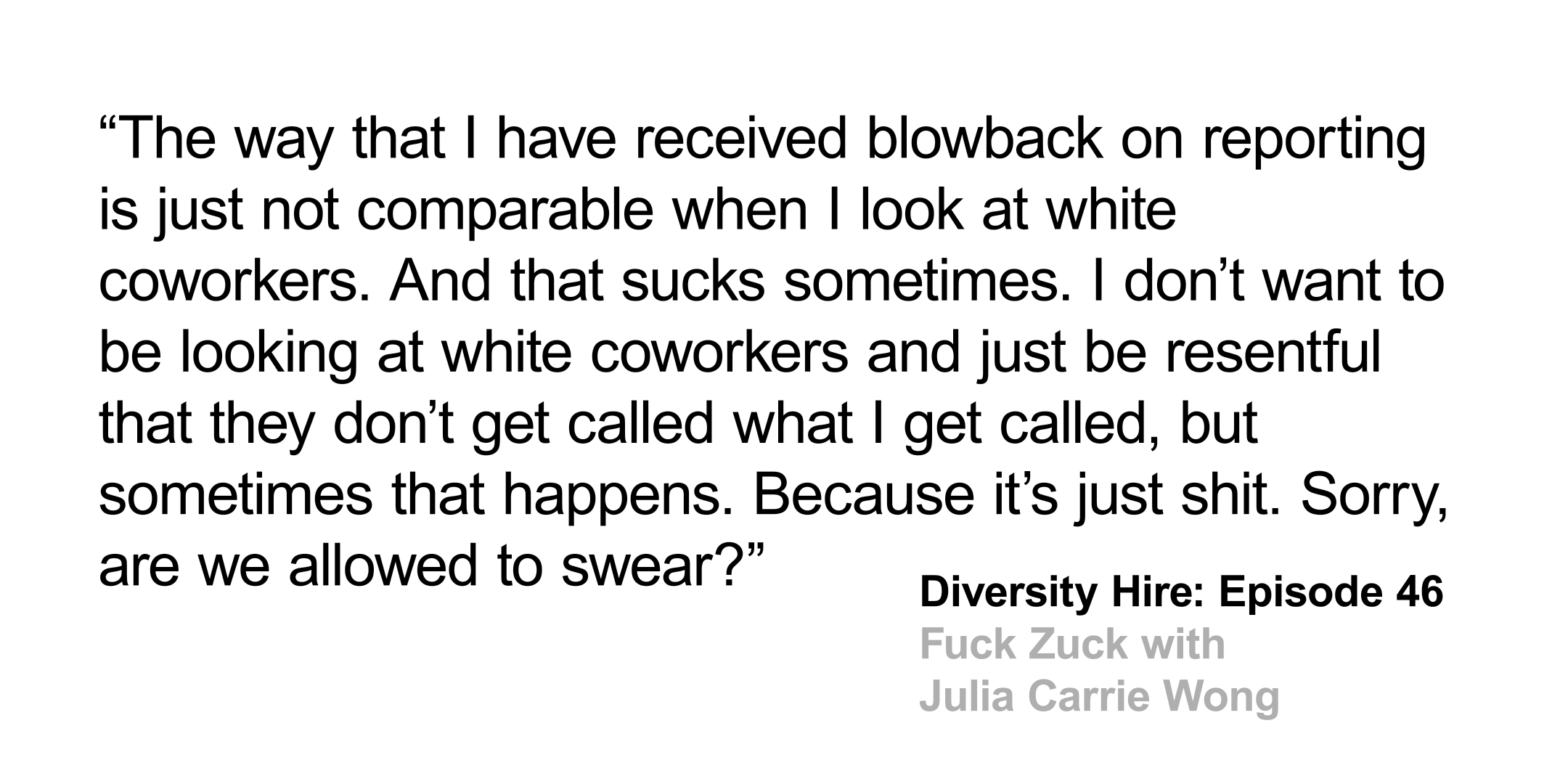Episode 46 - Fuck Zuck with Julia Carrie Wong