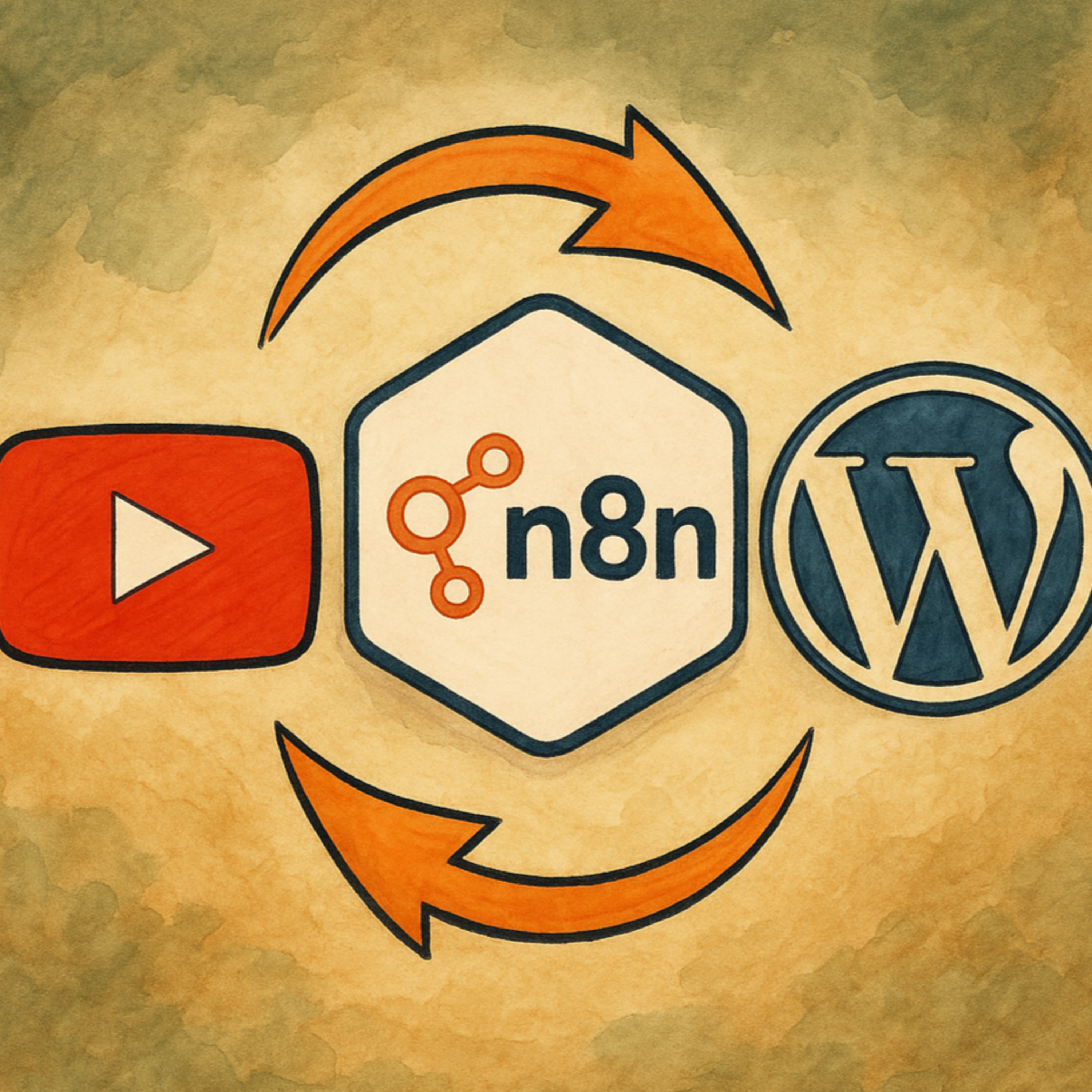 Je transforme mes podcasts en article Wordpress en automatique grâce à n8n episode artwork