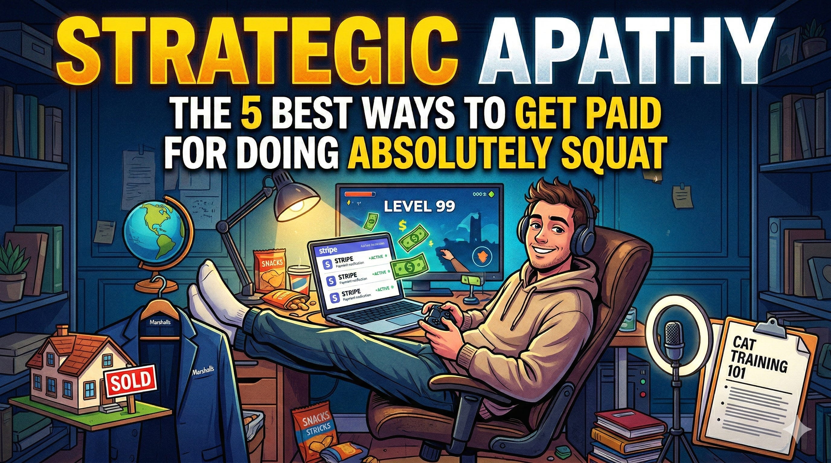 The 5 Best Ways to Get Paid for Doing Nothing episode artwork