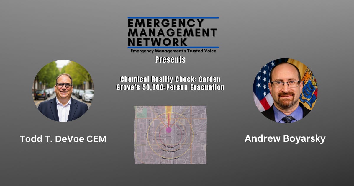 Chemical Reality Check: Garden Grove’s 50,000-Person Evacuation
