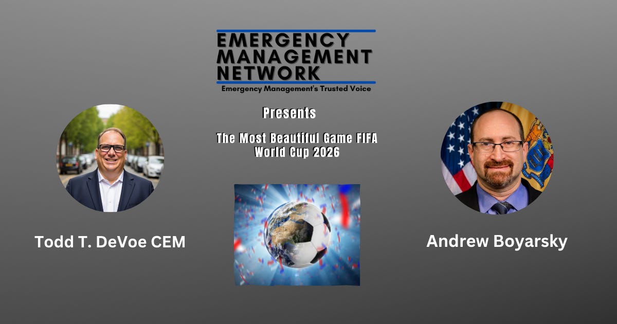 The Most Beautiful Game: Managing the FIFA World Cup 2026 from the JTOC episode artwork