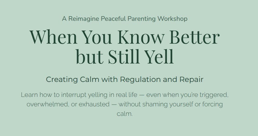 Hot take on yelling: an announcement from me and Corey