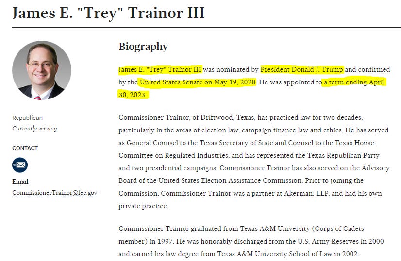 FEC Commissioner: DA Alvin Bragg Usurped Federal Jurisdiction in NY Case Against Trump episode artwork