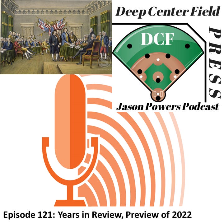 Episode 121: Years in Review, Preview of 2022 episode artwork