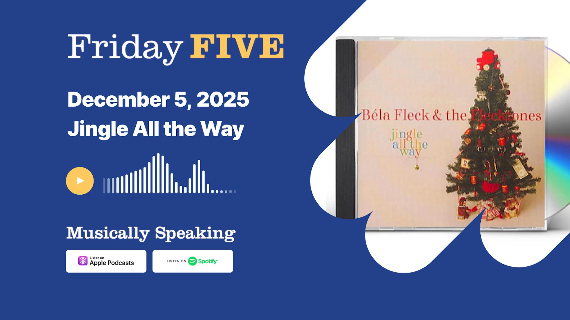 Friday FIVE: December 5 - Jingle All the Way Friday FIVE: December 5 - Jingle All the Way