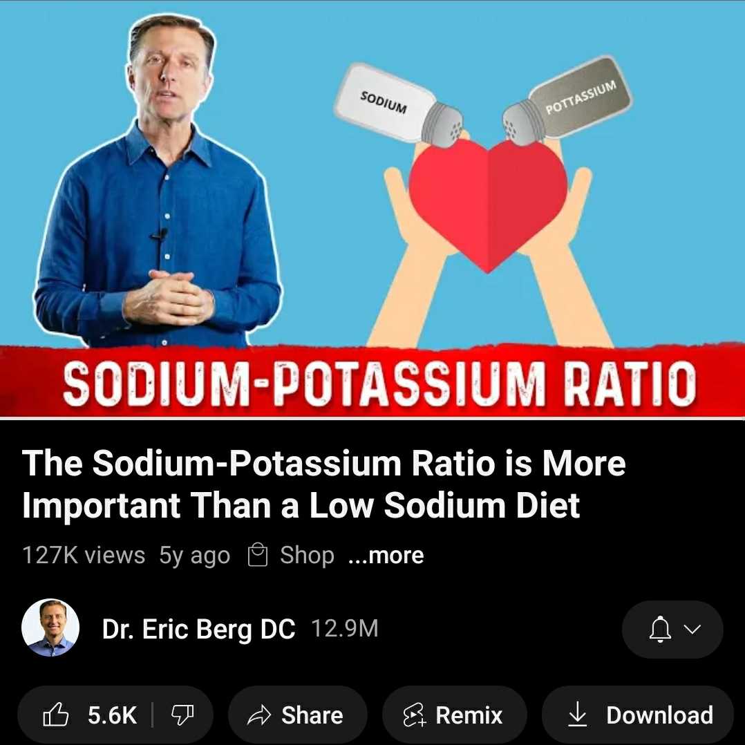My response to @kellyfogg7398’s reply to Dr. Berg’s exceptionally insightful video about carbs and potassium deficiency being the real risk factors for (at least) heart disease and stroke! My response to @kellyfogg7398’s reply to Dr. Berg’s exceptionally insightful video about carbs and potassium deficiency being the real risk factors for (at least) heart disease and stroke!