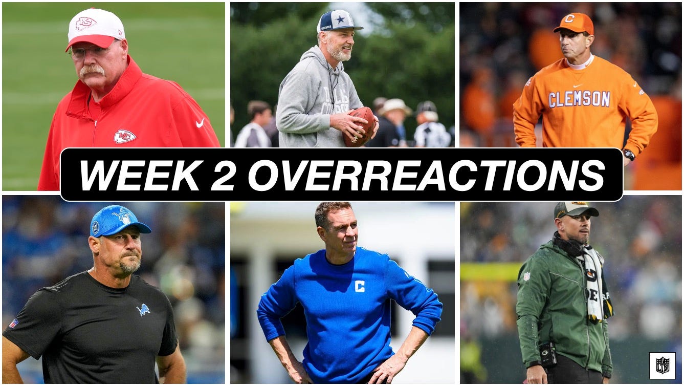 Clemson's Stagnation and NFL Week 2 Overreactions