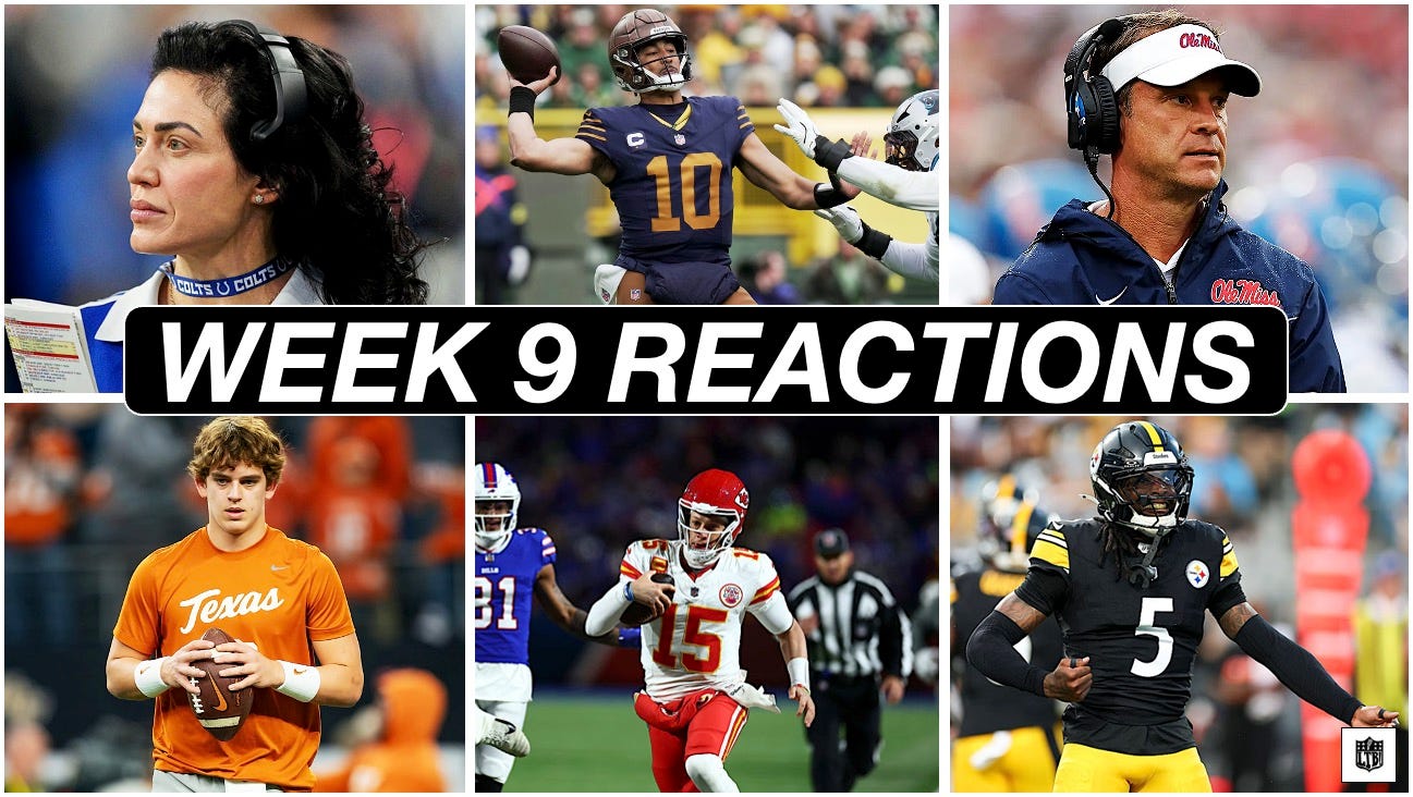 Week 9 Reactions: Bills Beat Chiefs, Steelers' New Defense, Eagles Trades, & the "Great" Quarters Debate Week 9 Reactions: Bills Beat Chiefs, Steelers' New Defense, Eagles Trades, & the "Great" Quarters Debate