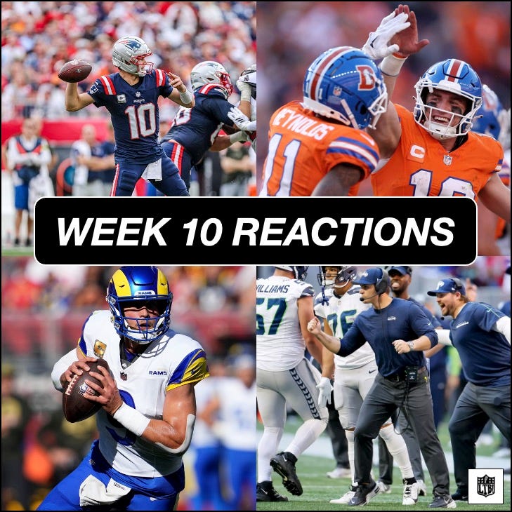 Week 10 Reactions: Are the Patriots the AFC's Most Dominant Team? and More! Week 10 Reactions: Are the Patriots the AFC's Most Dominant Team? and More!