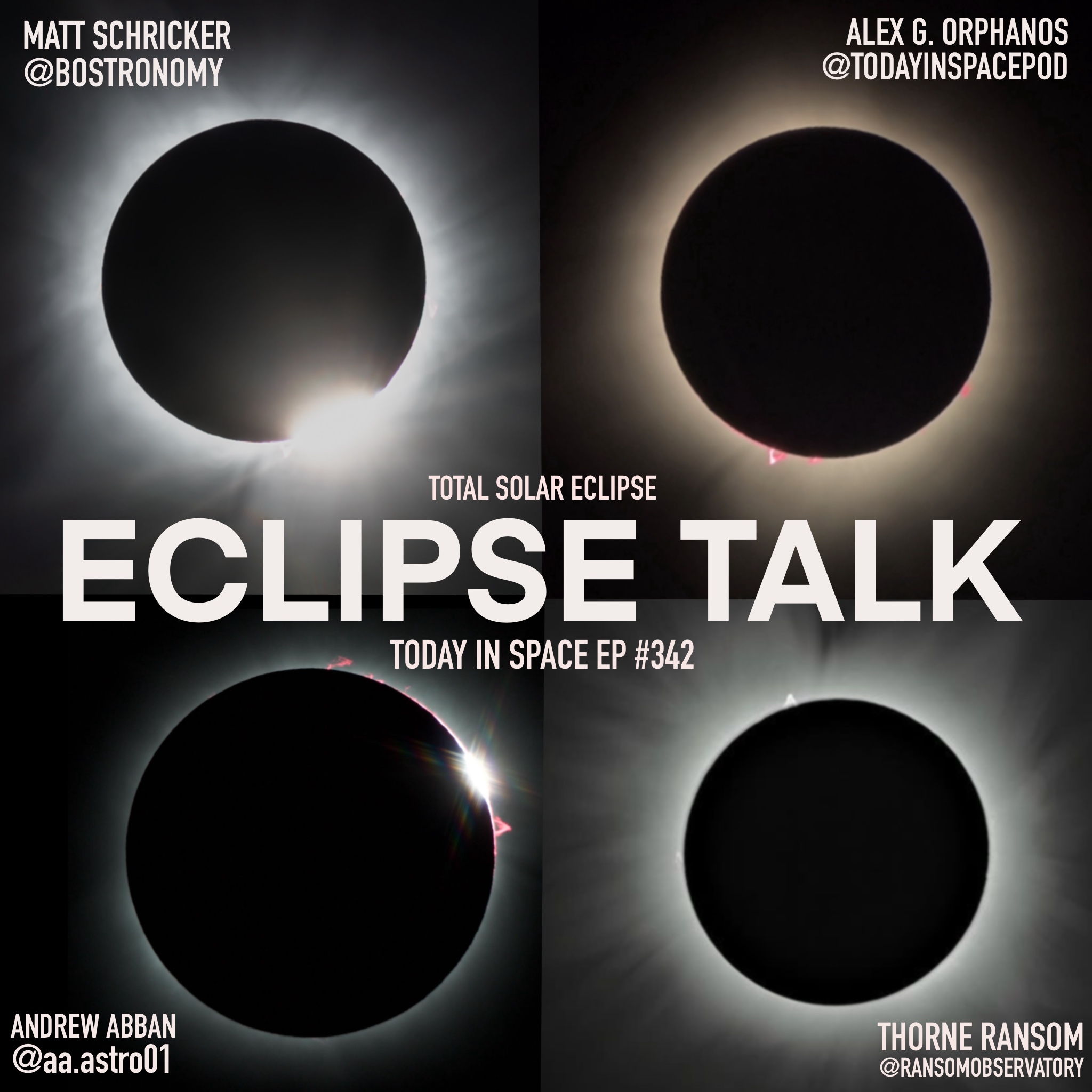 Eclipse Talk w/ Astronomers Matt Schricker, Andrew Abban, and Thorne Ransom | Total Solar Eclipse Reaction episode artwork